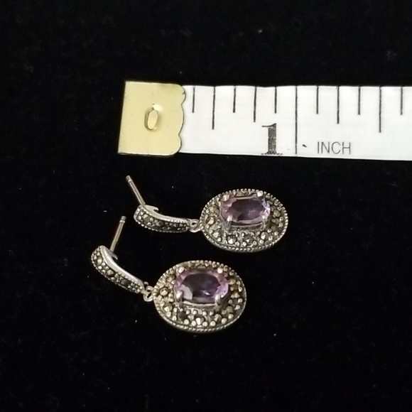 925 Silver Dangle Earrings - Picture 5 of 6